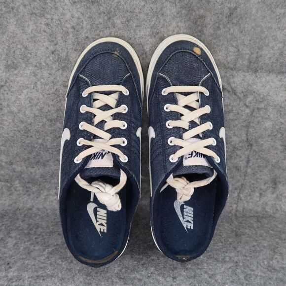 Nike Shoes Womens 7.5 Hermosa Mule Sneaker Slide Slip On Denim Lace Up 2002 Blue - Picture 6 of 12